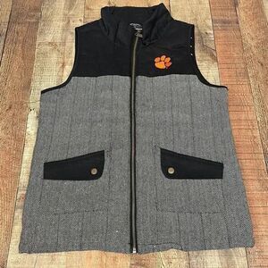 Gameday Couture Black Clemson Tigers Prep For It Full-Zip Vest